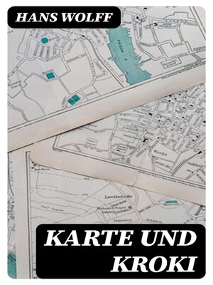 cover image of Karte und Kroki